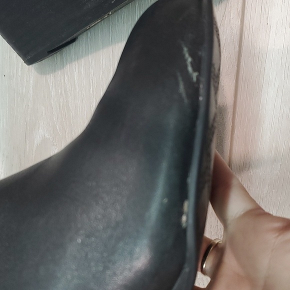 Vionic Women Shasta Ankle Leather Wedge Boots shoes sz 7 - Picture 14 of 16